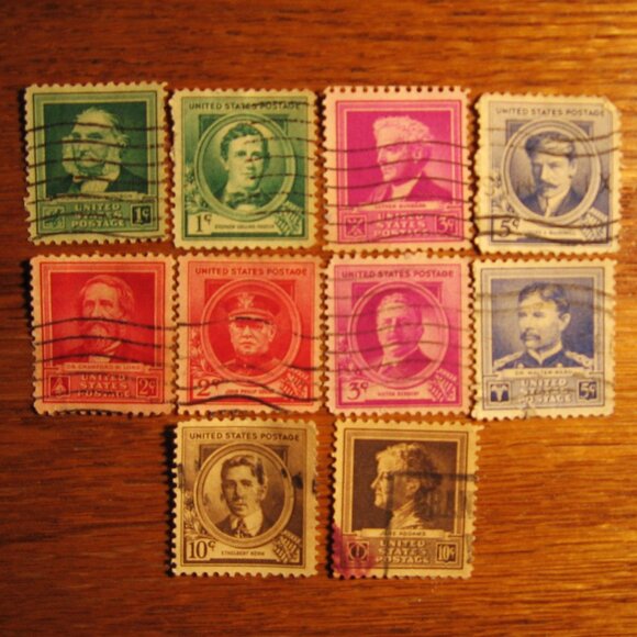 U.S. POSTAGE Other - 1940 Famous American Scientists Group